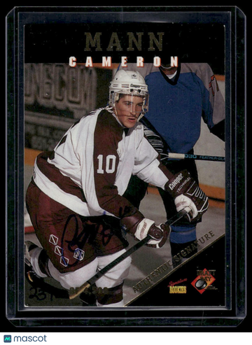 1995 Signature Rookies Draft Day Cameron Mann #29 Signatures SN,AU
