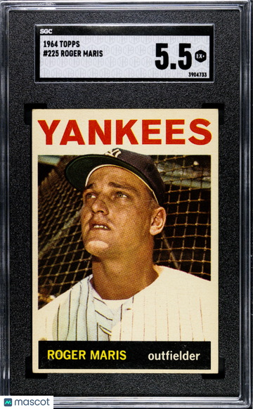 1964 Topps Roger Maris #225 SGC 5.5