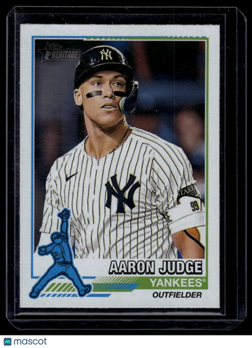 2025 Topps Heritage Aaron Judge #76R-14 1976 Redefined