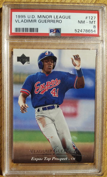 1995 Upper Deck (ML) Vladimir Guerrero PSA 8