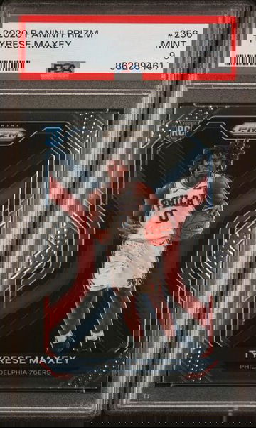 2020-21 Panini Prizm Tyrese Maxey Rookie RC #256 PSA 9 76ers