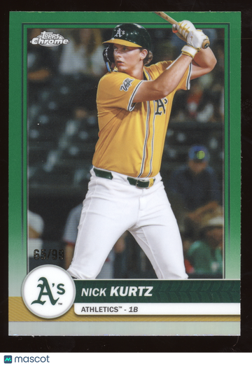 2026 Topps Chrome Baseball Nick Kurtz #83 Green /99