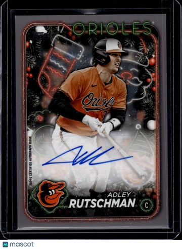 2024 Topps Holiday Mega Baseball Adley Rutschman #HAC-AR /25