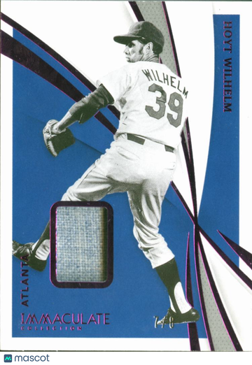 2021 Panini Immaculate Collection Hoyt Wilhelm #92 Memorabilia