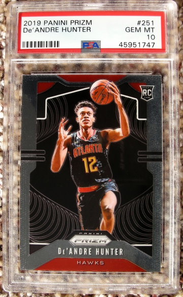 De'Andre Hunter 2019 Prizm #251 PSA 10 Deandre Hunter