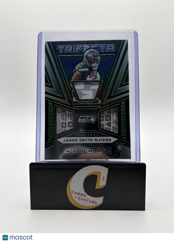 2024 Panini Obsidian Trifecta Jaxon Smith-Njigba #TRI-JSN /25 RC Triple Relic