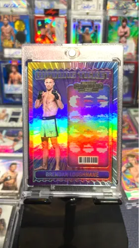 2025 Panini Contenders PFL Brendan Loughnane #3 Rainbow Foil Mixed Martial Arts Trading Card
