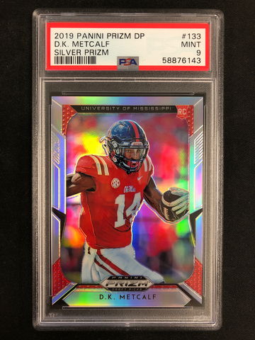 2019 Panini Prizm Draft Picks - DK Metcalf - Rookie Silver Prizm PSA 9 Mint