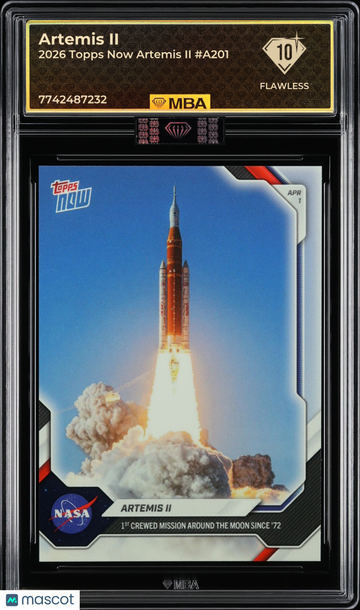 2026 Topps Now Artemis II Artemis II #A201 MBA 10