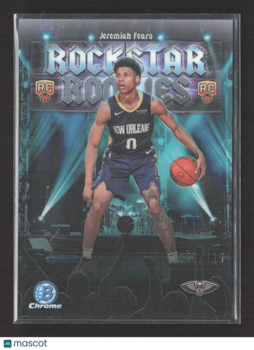 2025 Bowman Chrome Rockstar Rookies Jeremiah Fears #RR-7 RC