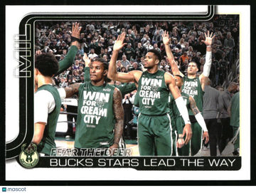 2025-26 Topps Fear the Deer: Bucks Stars Lead the Way #281 Milwaukee Bucks