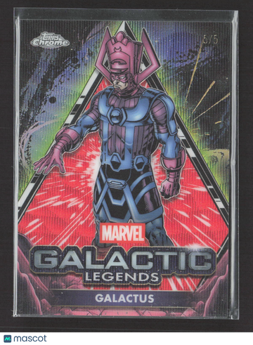 2025 Topps Marvel Chrome Galactic Legends Galactus Red Wave /5 #GL-2