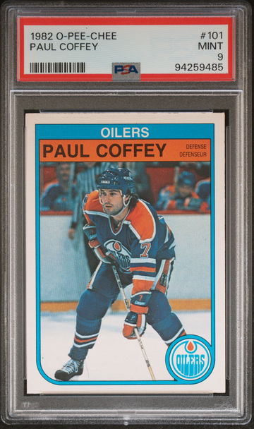 1982 O-Pee-Chee Paul Coffey #101 PSA 9