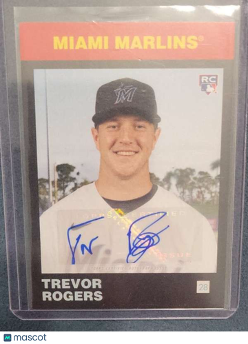 2020-21 Topps 582 Montgomery Club Set 5 - Autographs Trevor Rogers #8A Autographed