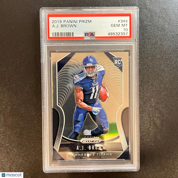 2019 Panini Prizm A. J. Brown #344 PSA 10