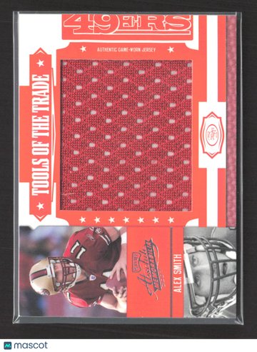 2007 Donruss Playoff Absolute Memorabilia Tools of the Trade Alex Smith #TOT-4 /50 Authentic Game-Worn Jersey