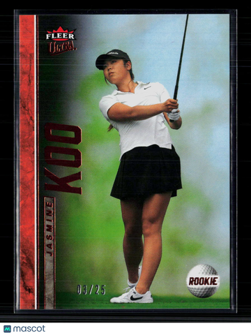 2026 Fleer Ultra Golf Jasmine Koo #63 Orange /25