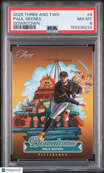 Paul Skenes 2025 Panini Three And Two #8 Downtown