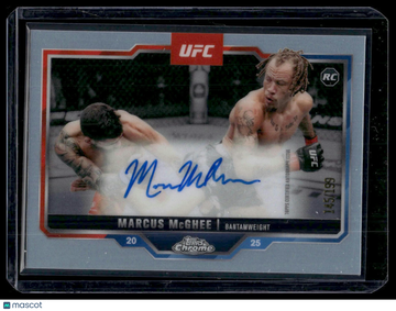 2025 Topps Chrome UFC Marcus McGhee #CRA-MM Refractor /199 Autograph RC Topps