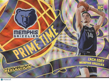 2024-25 Panini Revolution Zach Edey Prime Rookie Panini Authentic