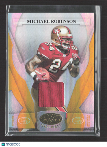 2008 Leaf Certified Materials Michael Robinson #123 Game-Worn Prime Jersey