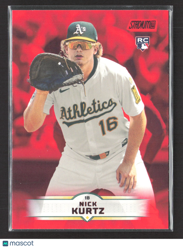 2025 Topps Stadium Club Nick Kurtz #9 Red RC