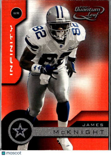 James McKnight 2001 Leaf Quantum Infinity Dallas Cowboys