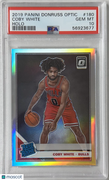 2019 Panini Donruss Optic Coby White #180 Holo PSA 10