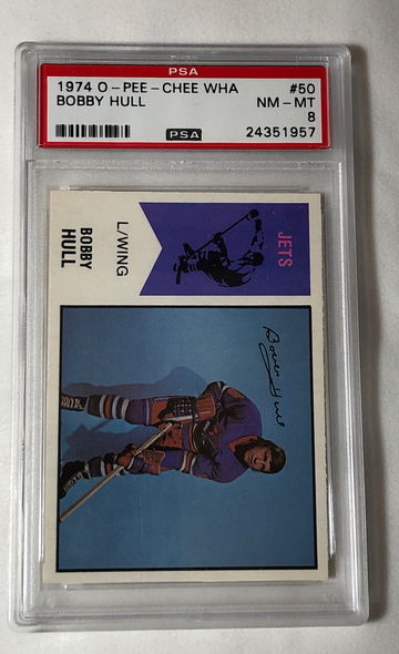 1974 O-Pee-Cher WHA Bobby Hull #50 NM-MT 8