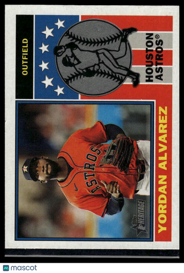 2025 Topps Heritage Yordan Alvarez #76PI-14 1976 Player Icons