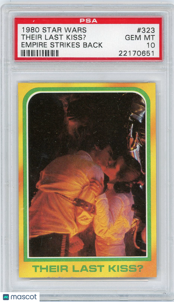 1980 Star Wars Empire Strikes Back Their Last Kiss? #323 PSA 10