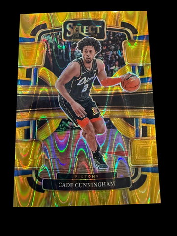 2023 Select | Cade Cunningham | Gold Flash Prizm | 8/10 | #26