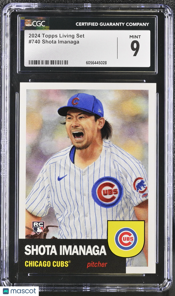 2024 Topps Living Set Shota Imanaga #740 CGC 9