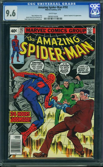 AMAZING SPIDER-MAN #192, CGC 9.6 NM+