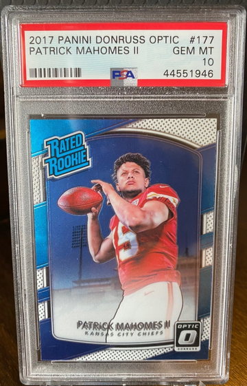 Patrick Mahomes 2017 Optic RC #177