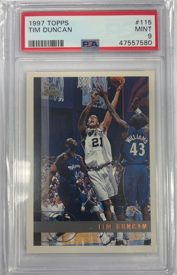 1997 Tim Duncan RC Psa 9