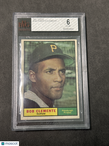 1961 Topps Roberto Clemente #388 BVG 6