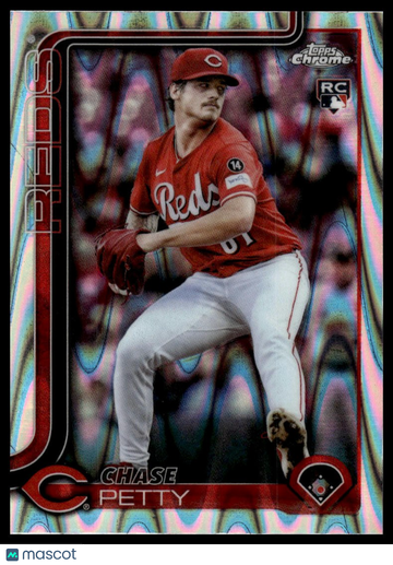 2025 Topps Chrome Update Chase Petty #USC97 RayWave Refractor RC