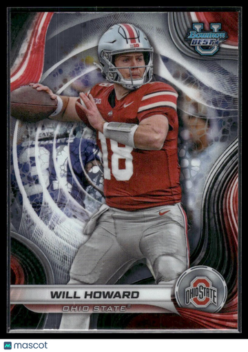 2024 Bowman University Best Will Howard #68