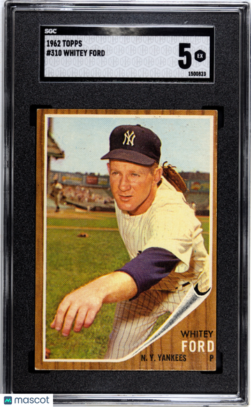 1962 Topps Whitey Ford #310 SGC 5