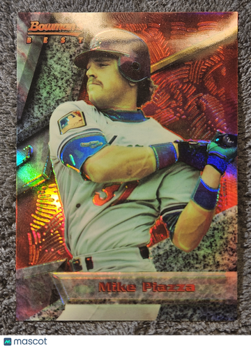 1994 Bowman's Best Mike Piazza #81 Red Refractor