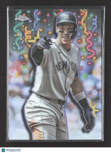 2025 Topps Chrome Celebración Aaron Judge #CT-6