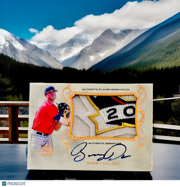 2018 Leaf Trinity Bobby Dalbec #PA-BD1 Prismatic Rookie Leaf