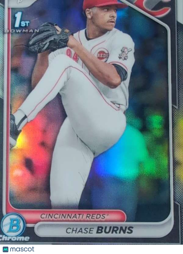 2024 Bowman Draft - Chrome Refractor Chase Burns #BDC-55