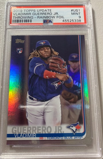 2019 Topps Update Vladimir Guerrero Jr. Rainbow Foil PSA 9