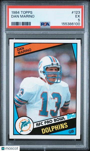 1984 Topps Dan Marino #123 PSA 5