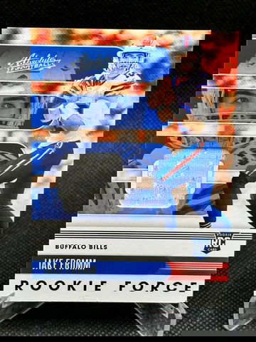 2020 Absolute Jake Fromm RC Rookie Force Jersey Card #5