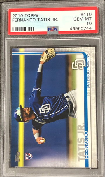 Fernando Tatis Jr Topps PSA 10