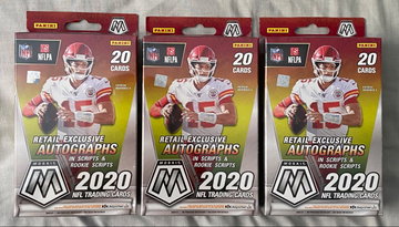 3X 2020 Mosaic Football Hanger Boxes