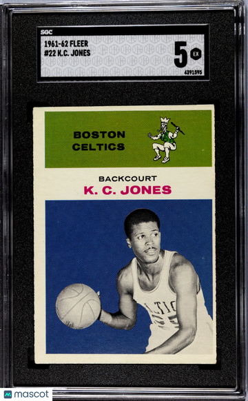 1961 Fleer K. C. Jones #22 SGC 5